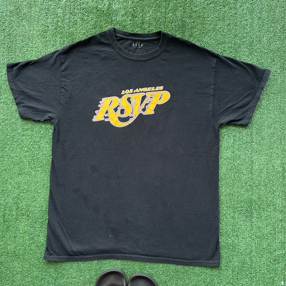 RSVP Black Graphic Los Angeles T-Shirt - Picture 1 of 8